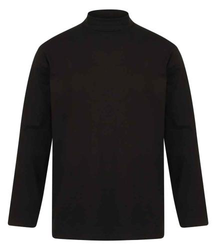 Henbury Long Sleeve Roll Neck Top